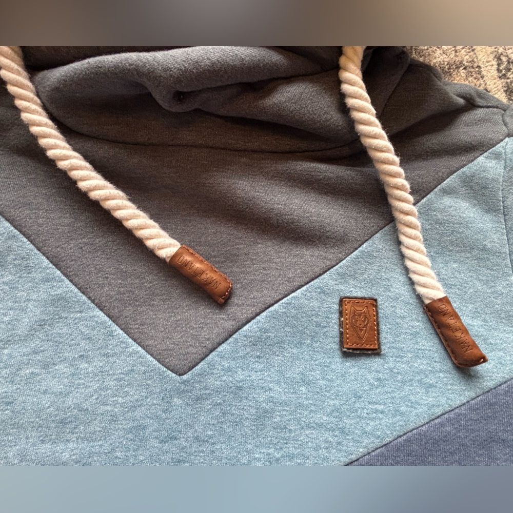Naketano Men's Two-Tone Hoodie Sweatshirt‎ Size Small - Picture 4 of 10